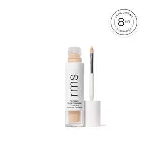 Rms Revitalize Hydra Concealer with applicator, 8-hour hydration badge.