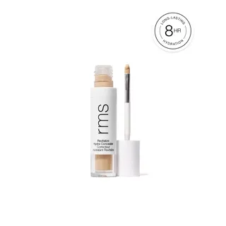 Rms Revitalize Hydra Concealer with applicator. Text: Long-lasting hydration 8 HR.