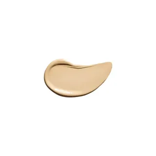 Beige cream smear on white background.