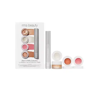 RMS Beauty Best of Collection set with mascara and three cream pots in various shades.