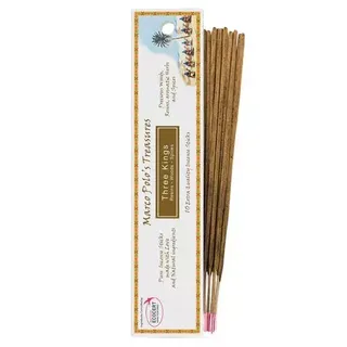 Incense sticks with "Three Kings" label, 10 sticks per pack, natural ingredients.