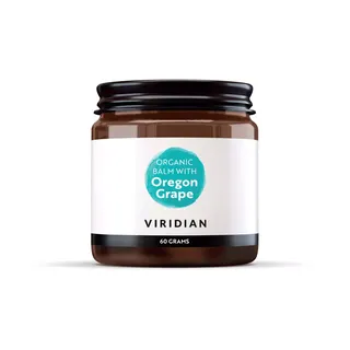 Viridian Organic Balm with Oregon Grape, 60 grams jar.