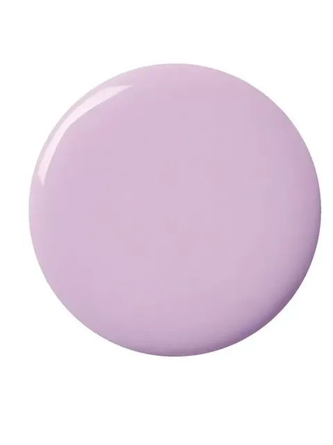 Lavender-coloured cream swatch on white background.