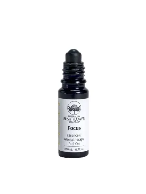 Australian Bush Flower Essences Focus roll-on, 10ml bottle.