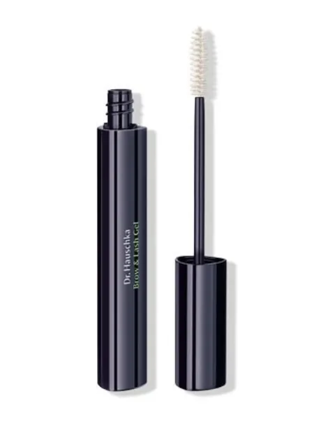 Open Dr. Hauschka Brow & Lash Gel with brush applicator.