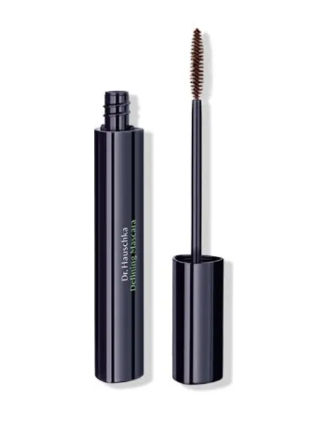 Open Dr. Hauschka Defining Mascara with brush applicator.