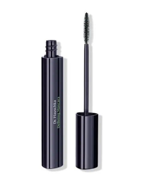 Open Dr. Hauschka Defining Mascara with brush applicator.