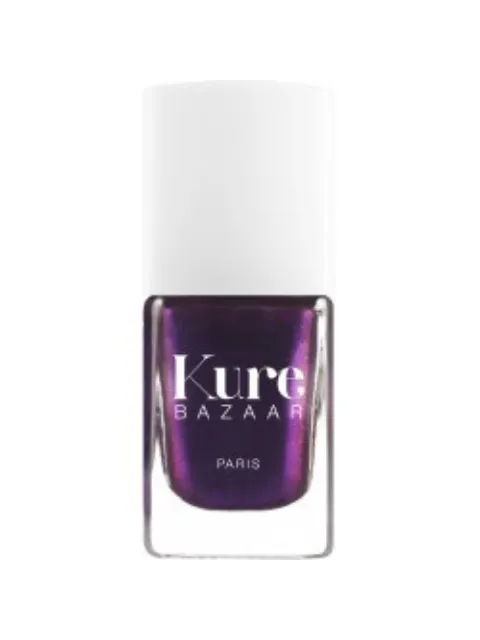 Purple nail polish bottle with "Kure Bazaar Paris" text.