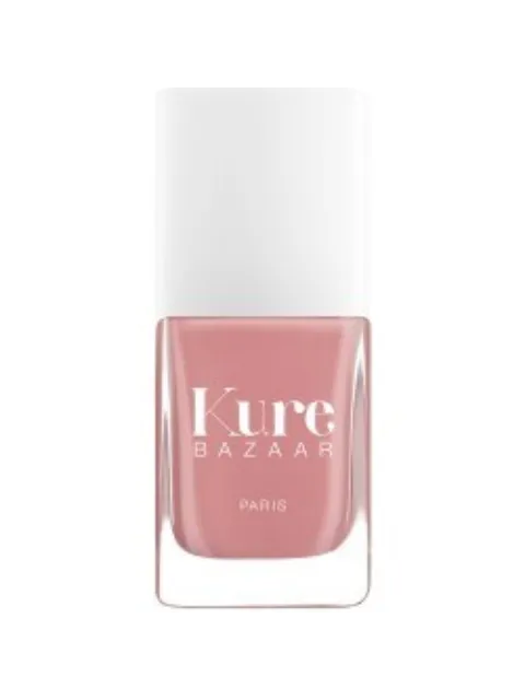 Kure Bazaar pink nail polish bottle with white cap.