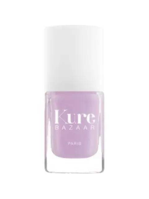 Lavender nail polish bottle with "Kure Bazaar Paris" text.