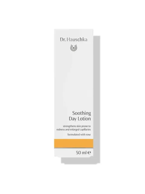 Dr. Hauschka Soothing Day Lotion, 50 ml, for redness and capillaries, rose formula.