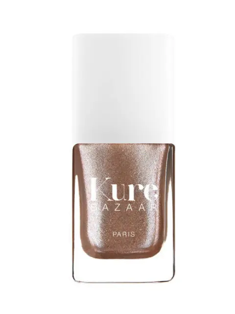 Kure Bazaar Paris nail polish in metallic bronze.