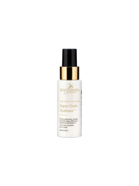 Eco by Sonya Super Fruit Hydrator bottle with gold cap, 100ml.