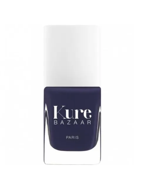 Kure Bazaar Paris navy blue nail polish bottle.