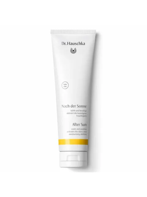 Dr. Hauschka After Sun lotion tube with yellow band, 100ml.