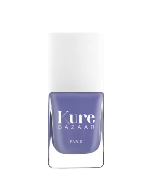 Kure Bazaar Paris purple nail polish bottle with white cap.