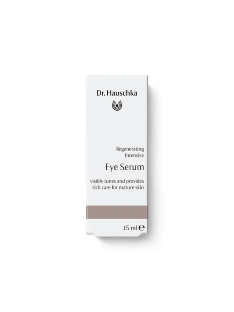 Dr. Hauschka Regenerating Intensive Eye Serum, 15 ml, for mature skin care.