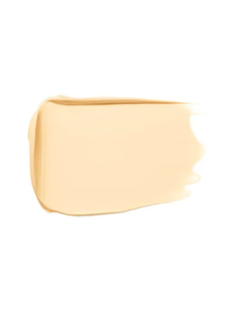 Cream-coloured foundation swatch on white background.