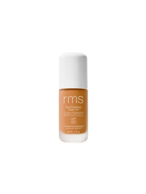 Rms SunCoverup Super Tint SPF 50, 30 ml bottle with white cap.