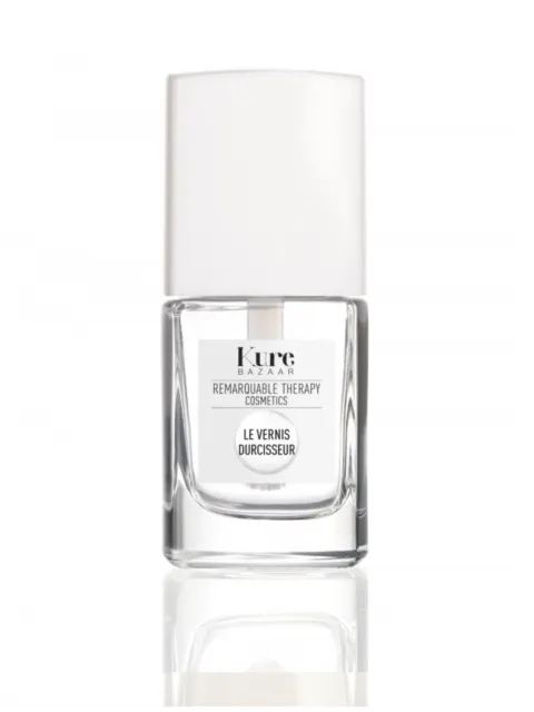 Kure Bazaar nail hardener bottle with white cap.