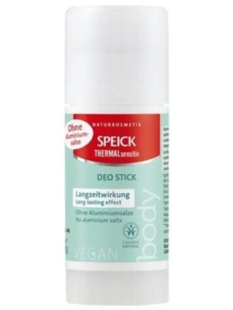 Speick Thermal Sensitiv deodorant stick, vegan, no aluminium salts, long-lasting effect.