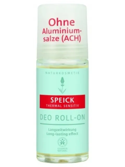 Speick Thermal Sensitiv Deo Roll-On, aluminium-free, long-lasting effect, Cosmos Natural certified.