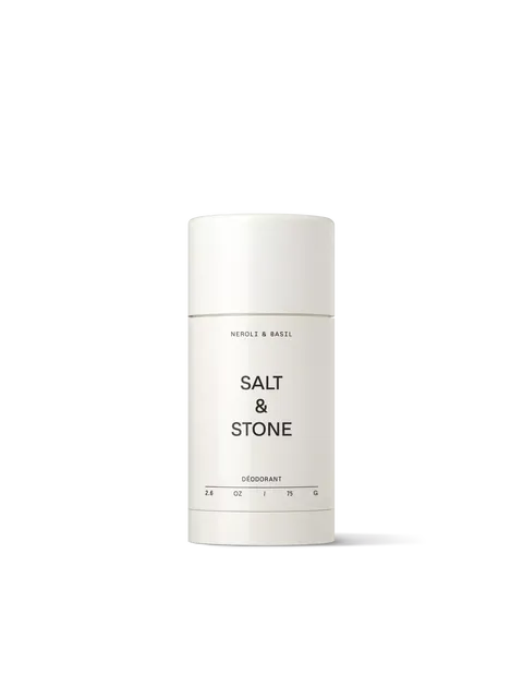 Salt & Stone deodorant, neroli and basil scent, 75g.