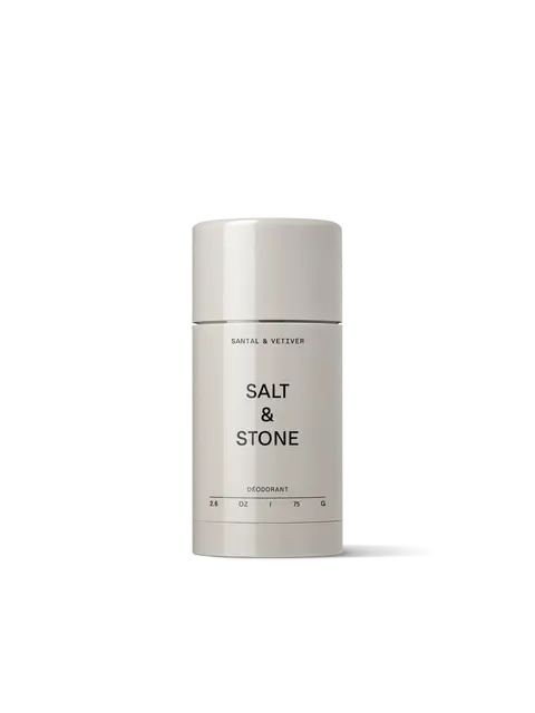 Salt & Stone deodorant, Santal & Vetiver, 75g stick.