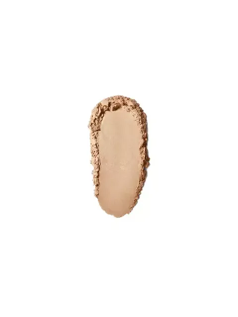 Beige powder swatch on white background.