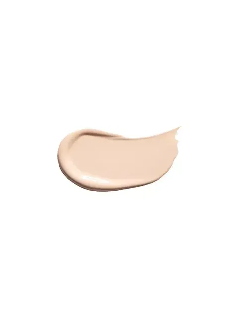 Beige cream foundation swatch on white background.