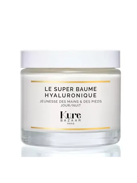 Kure Bazaar Le Super Baume Hyaluronique jar with white lid.