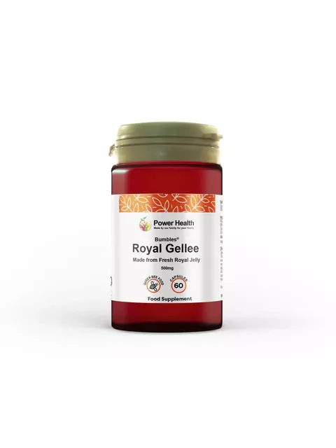 Power Health Royal Gellee jar, 500mg, 60 capsules, food supplement.