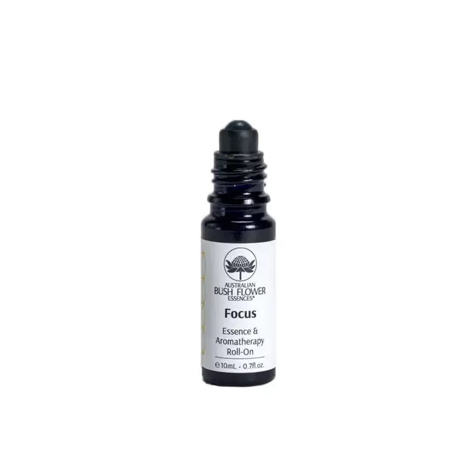 Australian Bush Flower Essences Focus roll-on, 10ml bottle.