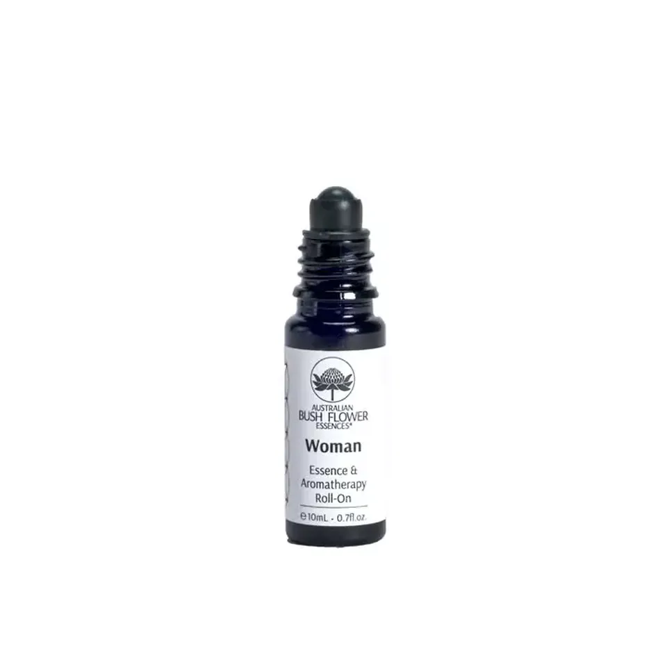 Australian Bush Flower Essences Woman Roll-On, 10ml bottle.