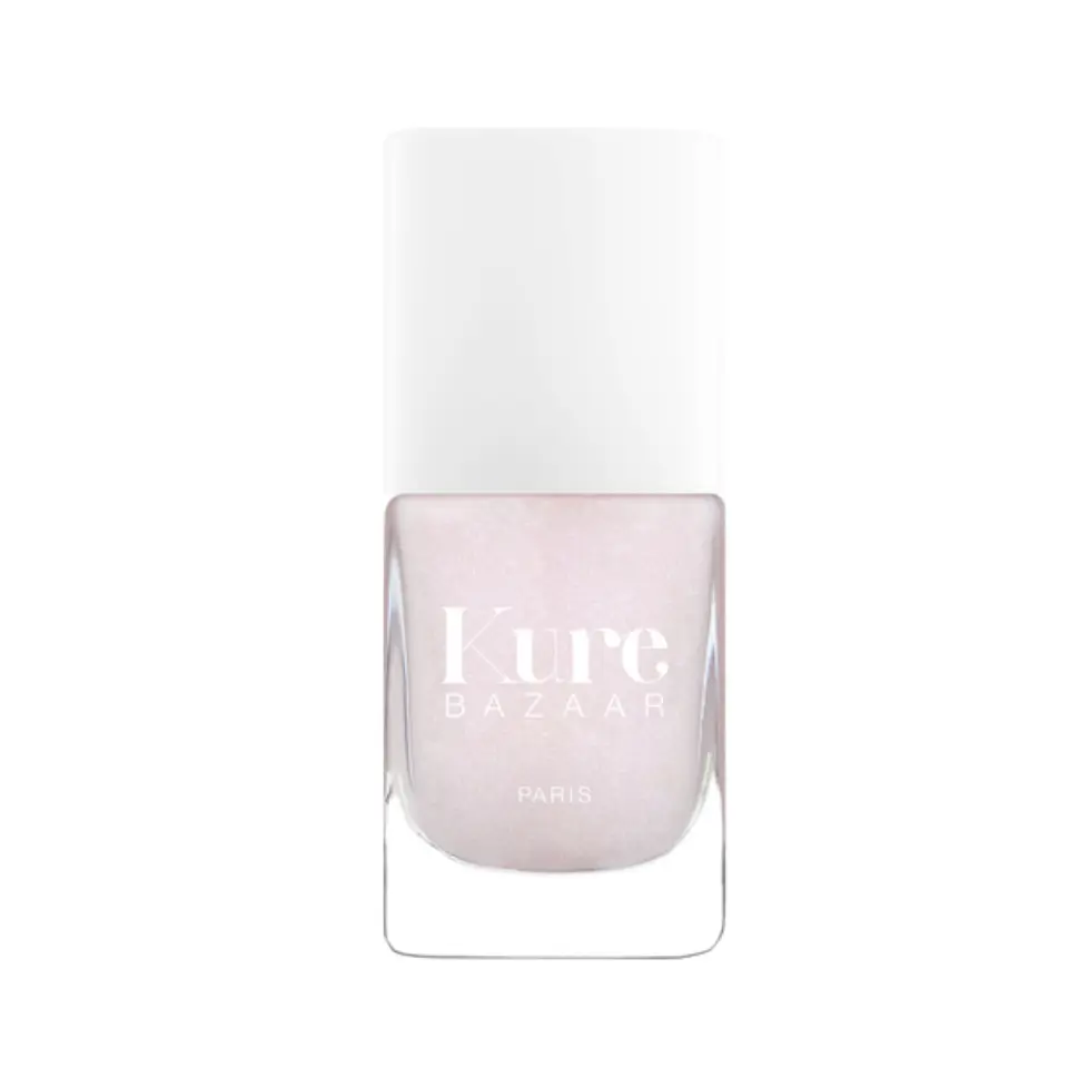 Kure Bazaar Paris nail polish in light pink bottle.