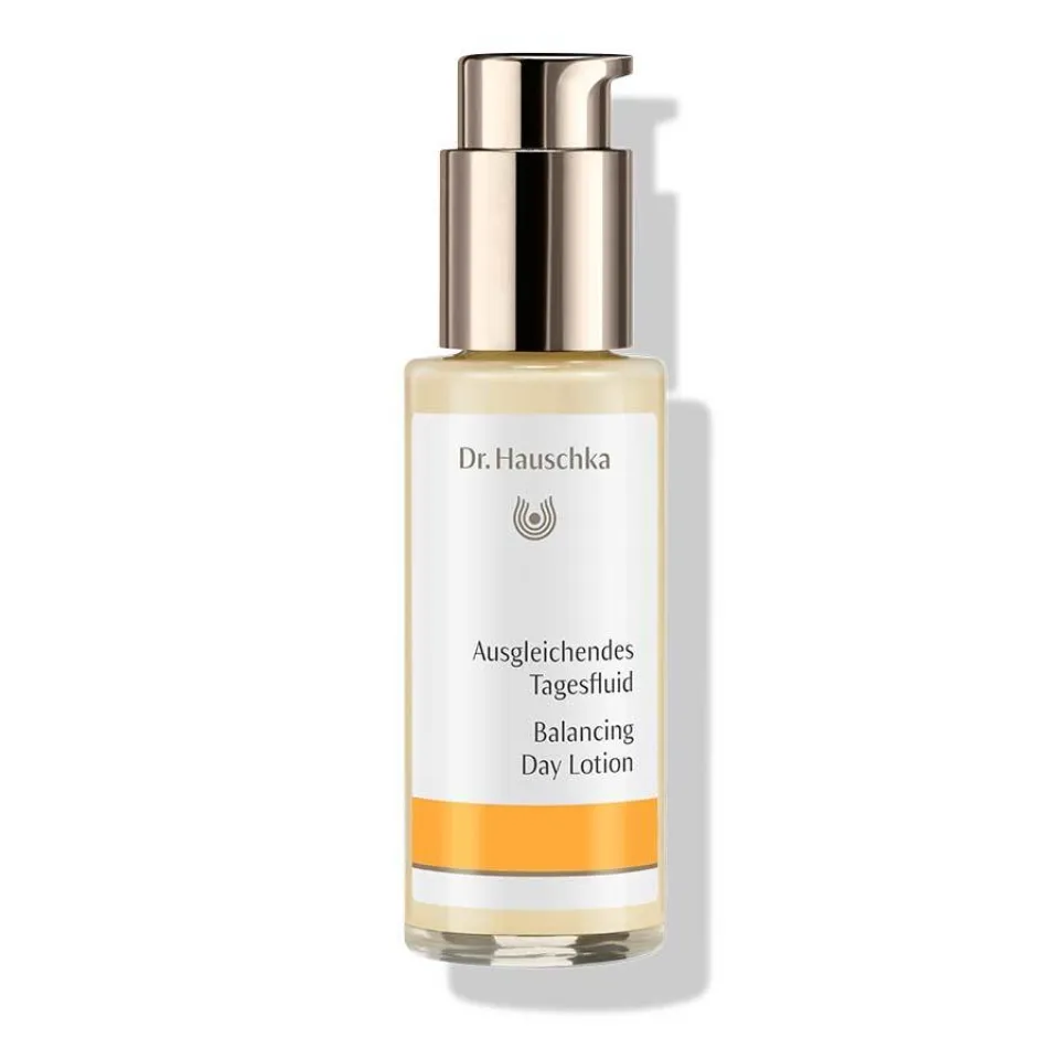 Dr. Hauschka Balancing Day Lotion bottle with pump dispenser.