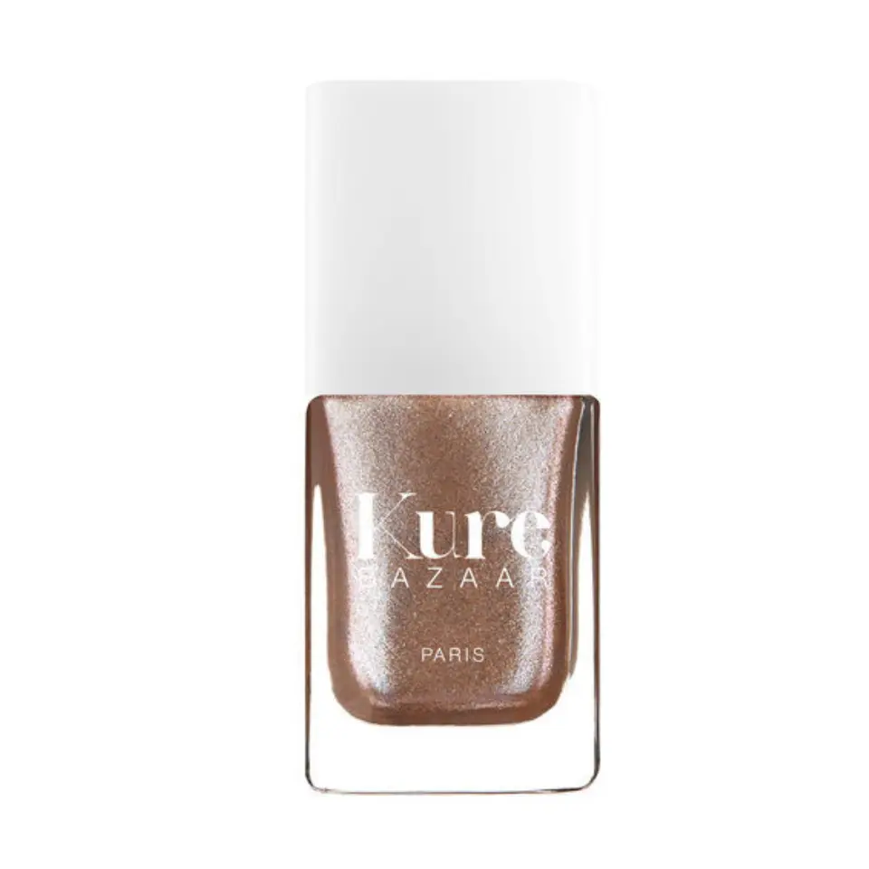 Kure Bazaar Paris nail polish in metallic bronze.