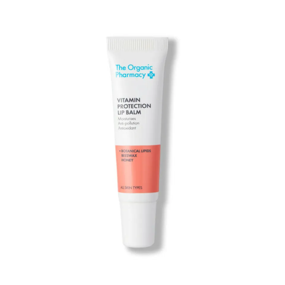 Tube of Vitamin Protection Lip Balm by The Organic Pharmacy.