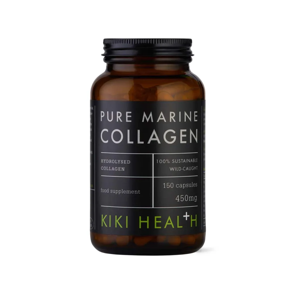 Pure Marine Collagen supplement, 150 capsules, 450mg, by Kiki Health.