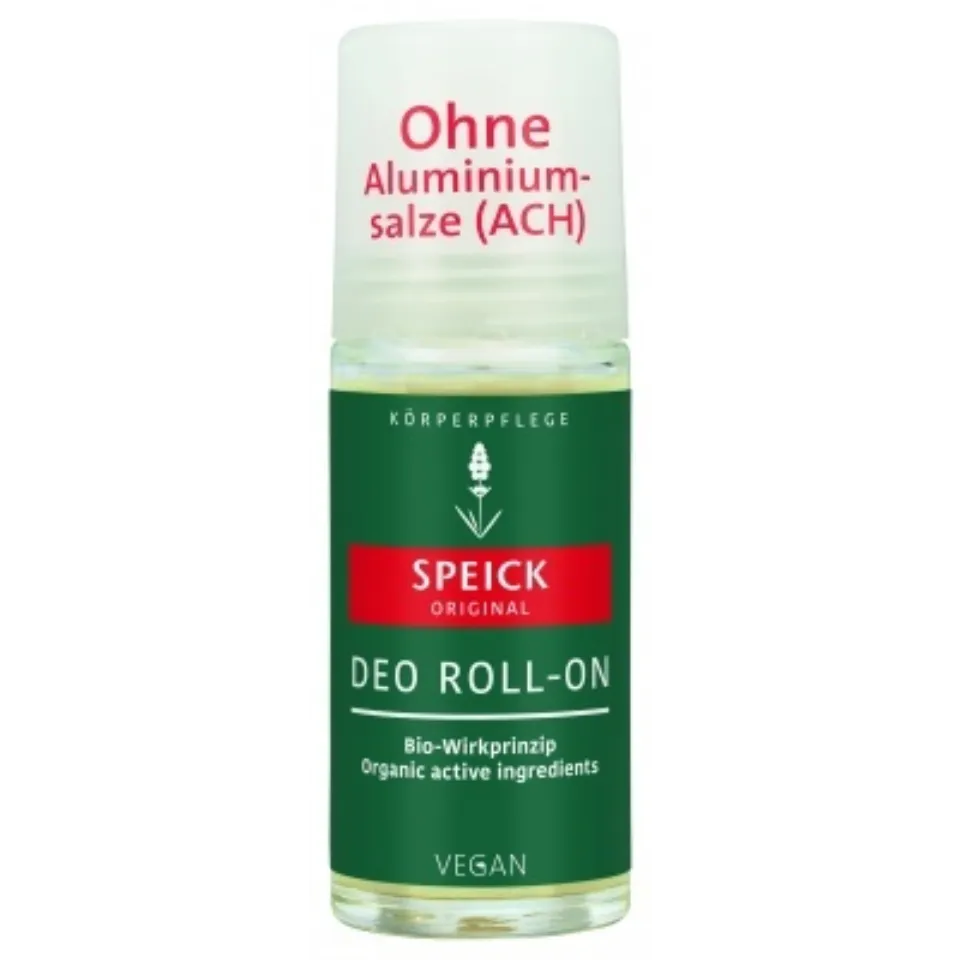 Speick Original Deo Roll-On, aluminium-free, vegan, organic active ingredients.