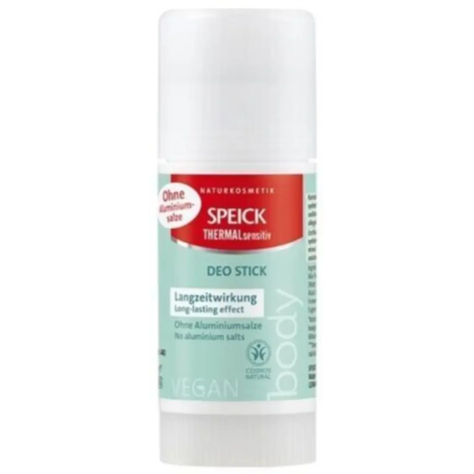 Speick Thermal Sensitiv deodorant stick, vegan, no aluminium salts, long-lasting effect.