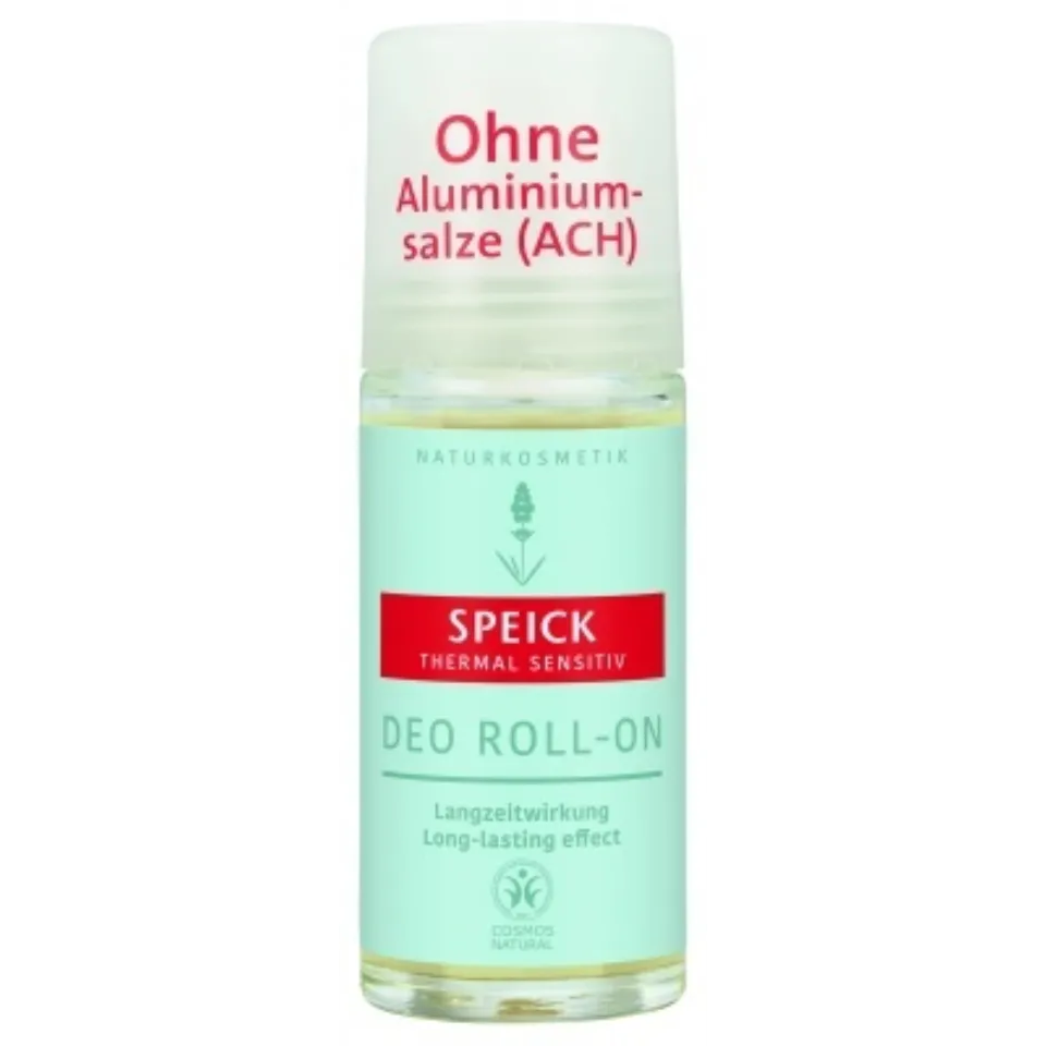 Speick Thermal Sensitiv Deo Roll-On, aluminium-free, long-lasting effect, Cosmos Natural certified.