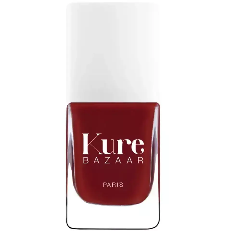 Kure Bazaar Paris red nail polish bottle.